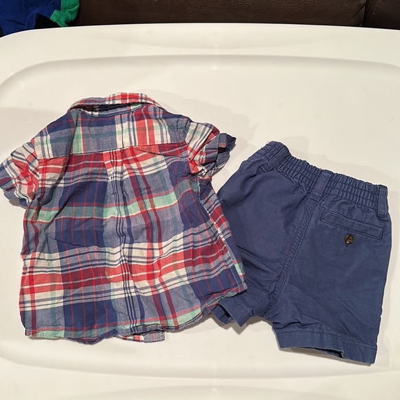 Ralph Lauren Boys 6M Polo & Blue Shorts - Picture 4 of 6